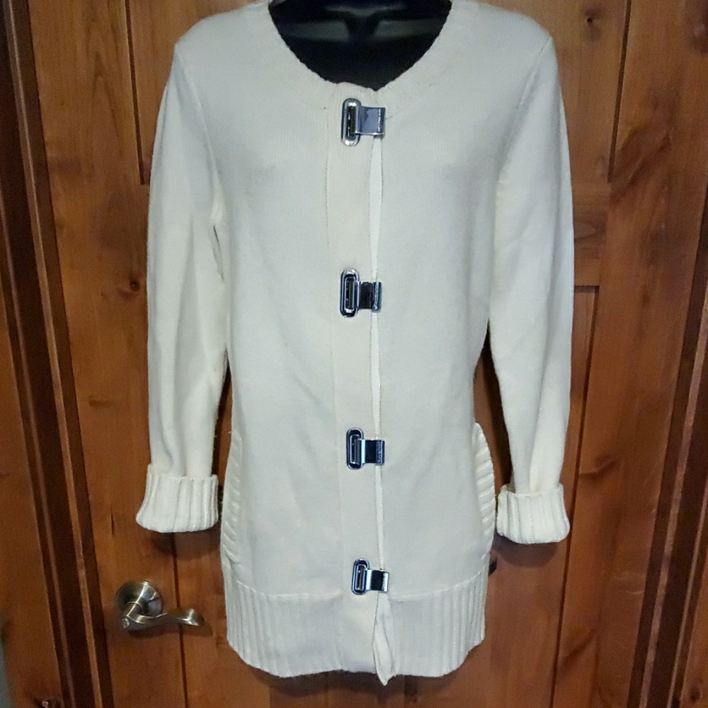 Michael Kors cream merino wool sweater